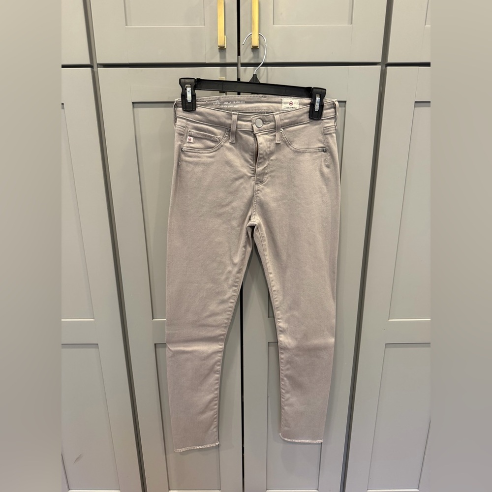 AG Farrah Ankle Seemless high-rise skinny ankle Women's Gray Jeans  25 R